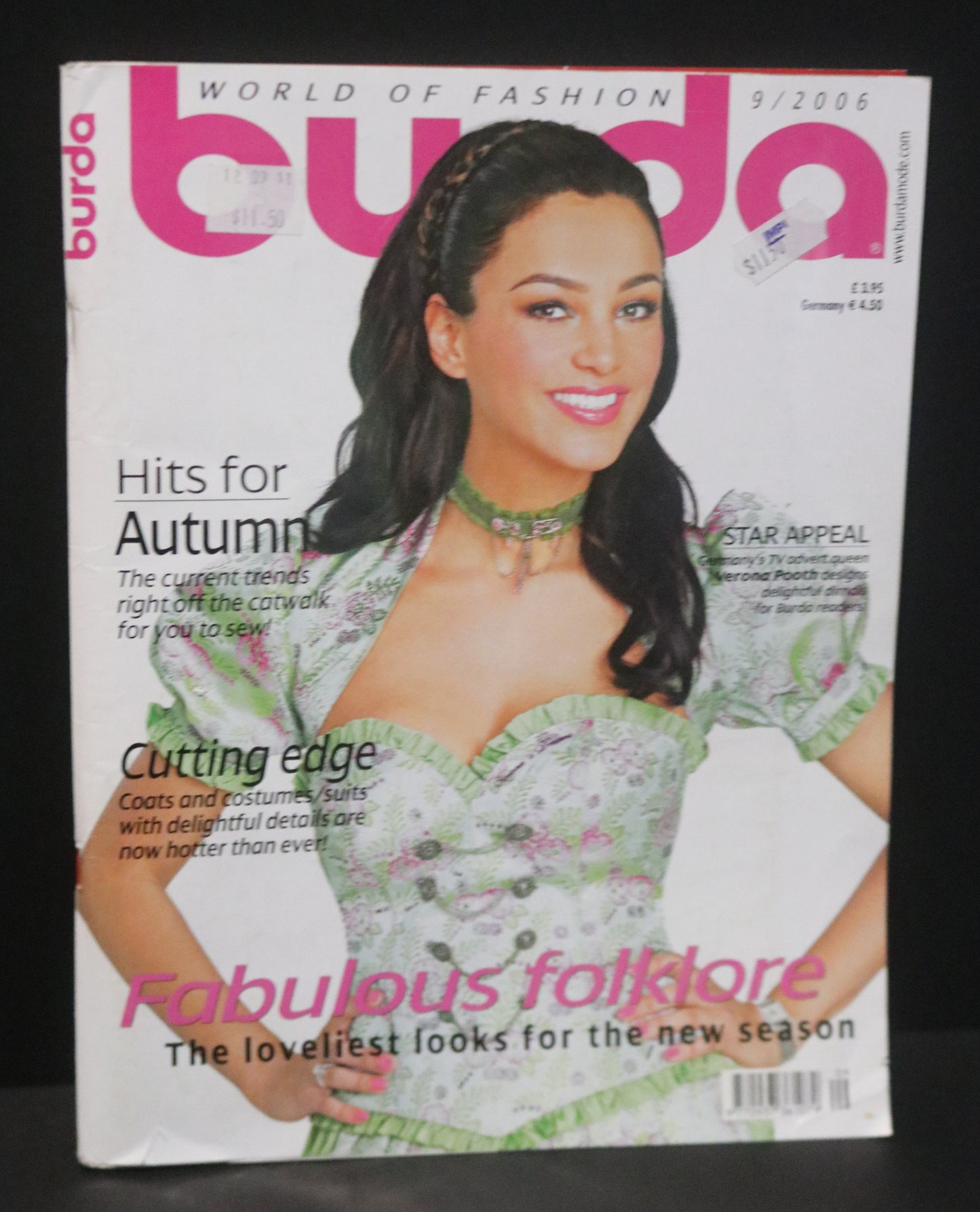 ENGLISH September 2006 Burda A World of Fashion Sewing Magazine with Pattern Insert