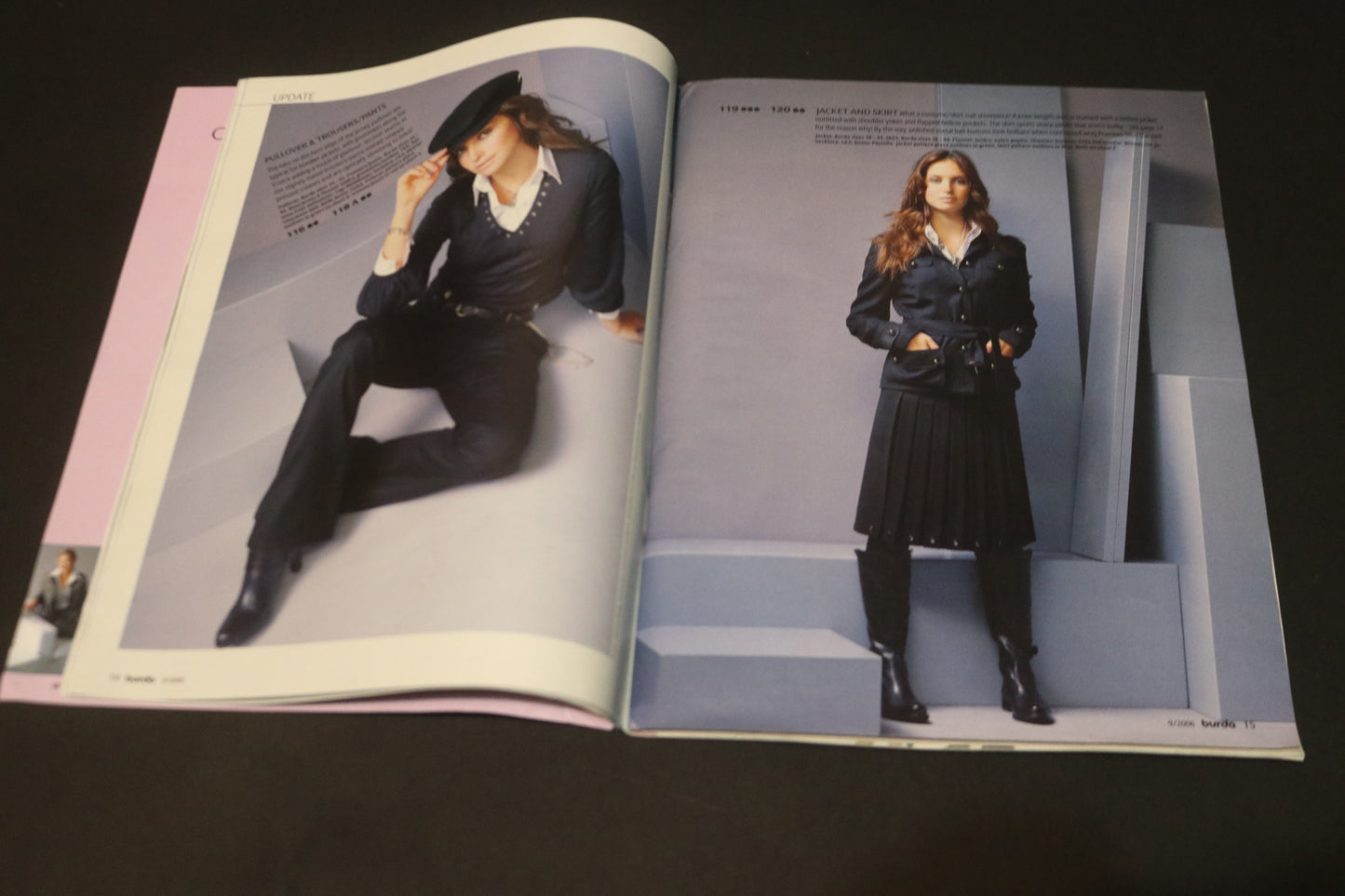 ENGLISH September 2006 Burda A World of Fashion Sewing Magazine with Pattern Insert