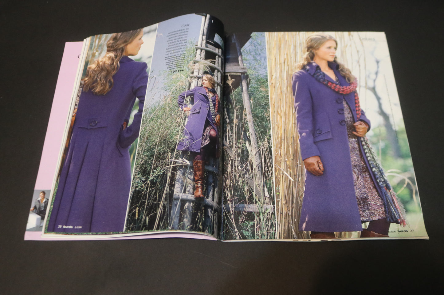 ENGLISH September 2006 Burda A World of Fashion Sewing Magazine with Pattern Insert