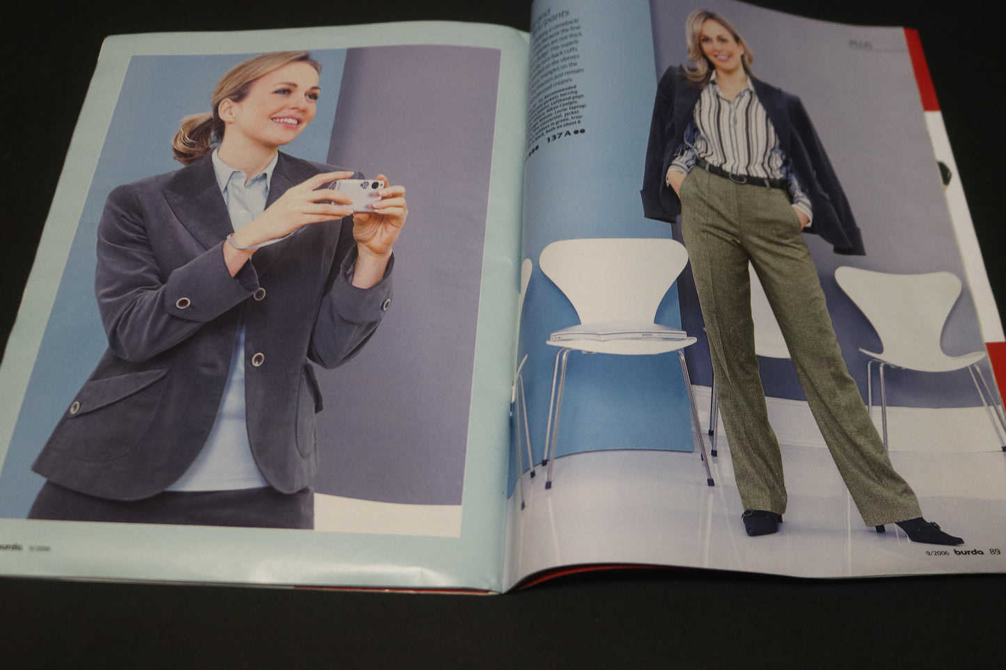 ENGLISH September 2006 Burda A World of Fashion Sewing Magazine with Pattern Insert