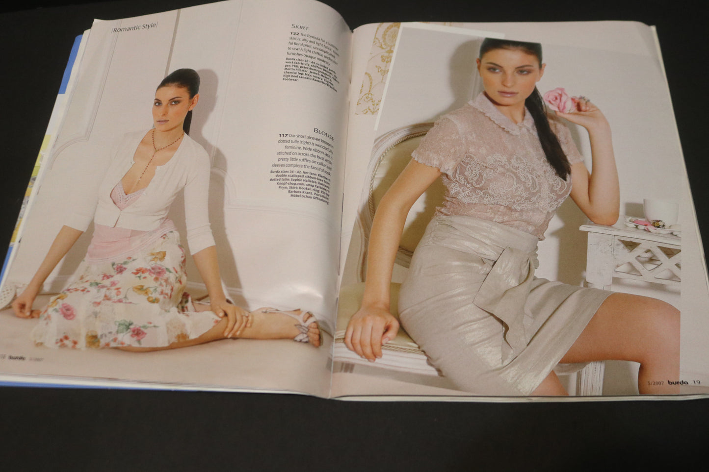 ENGLISH May 2007 Burda A World of Fashion Sewing Magazine with Pattern Insert