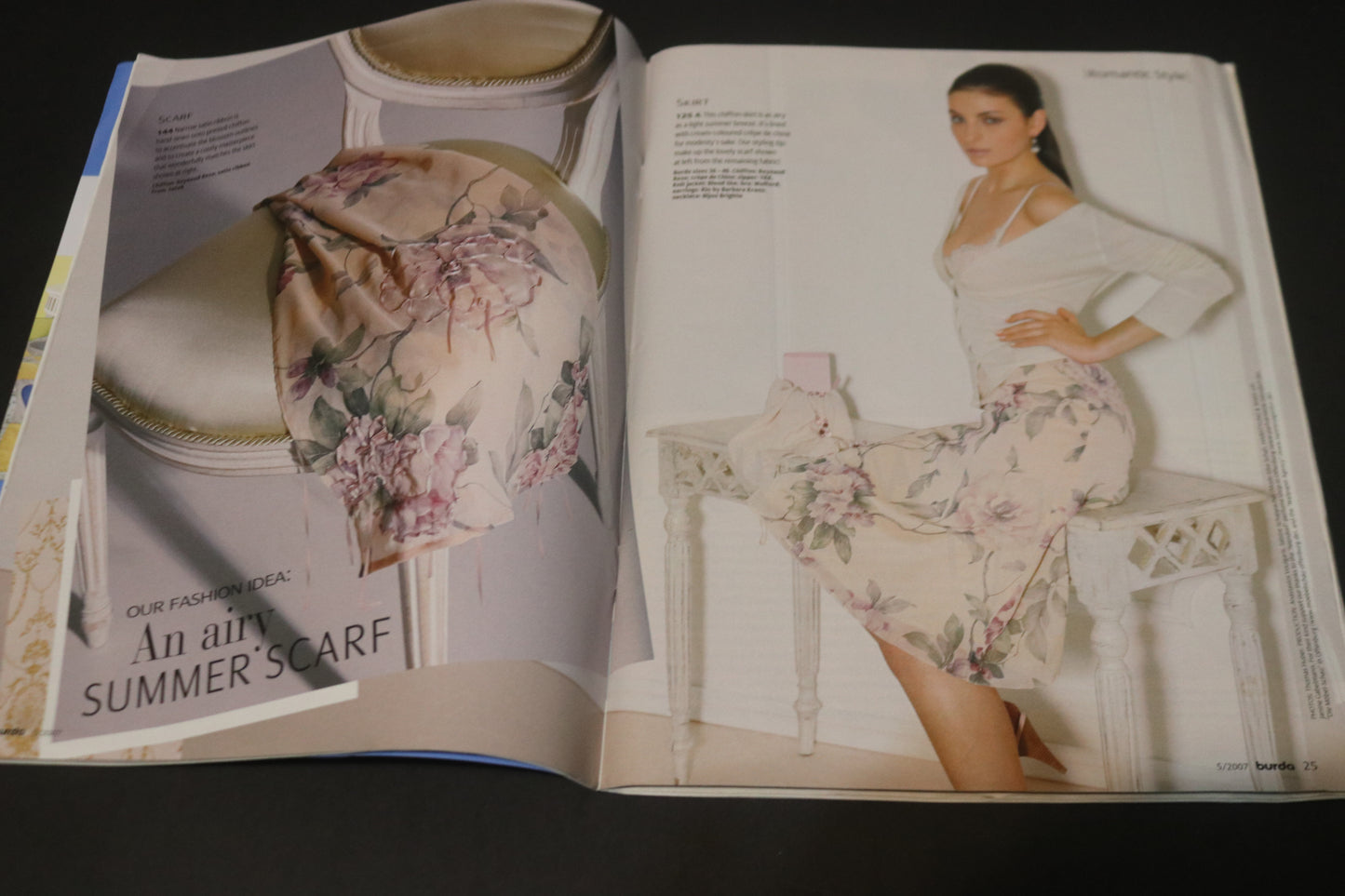 ENGLISH May 2007 Burda A World of Fashion Sewing Magazine with Pattern Insert