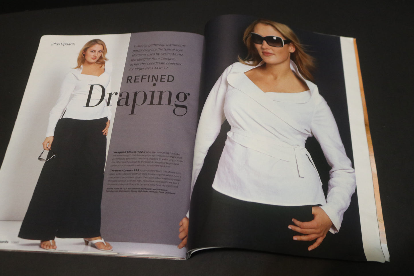 ENGLISH May 2007 Burda A World of Fashion Sewing Magazine with Pattern Insert