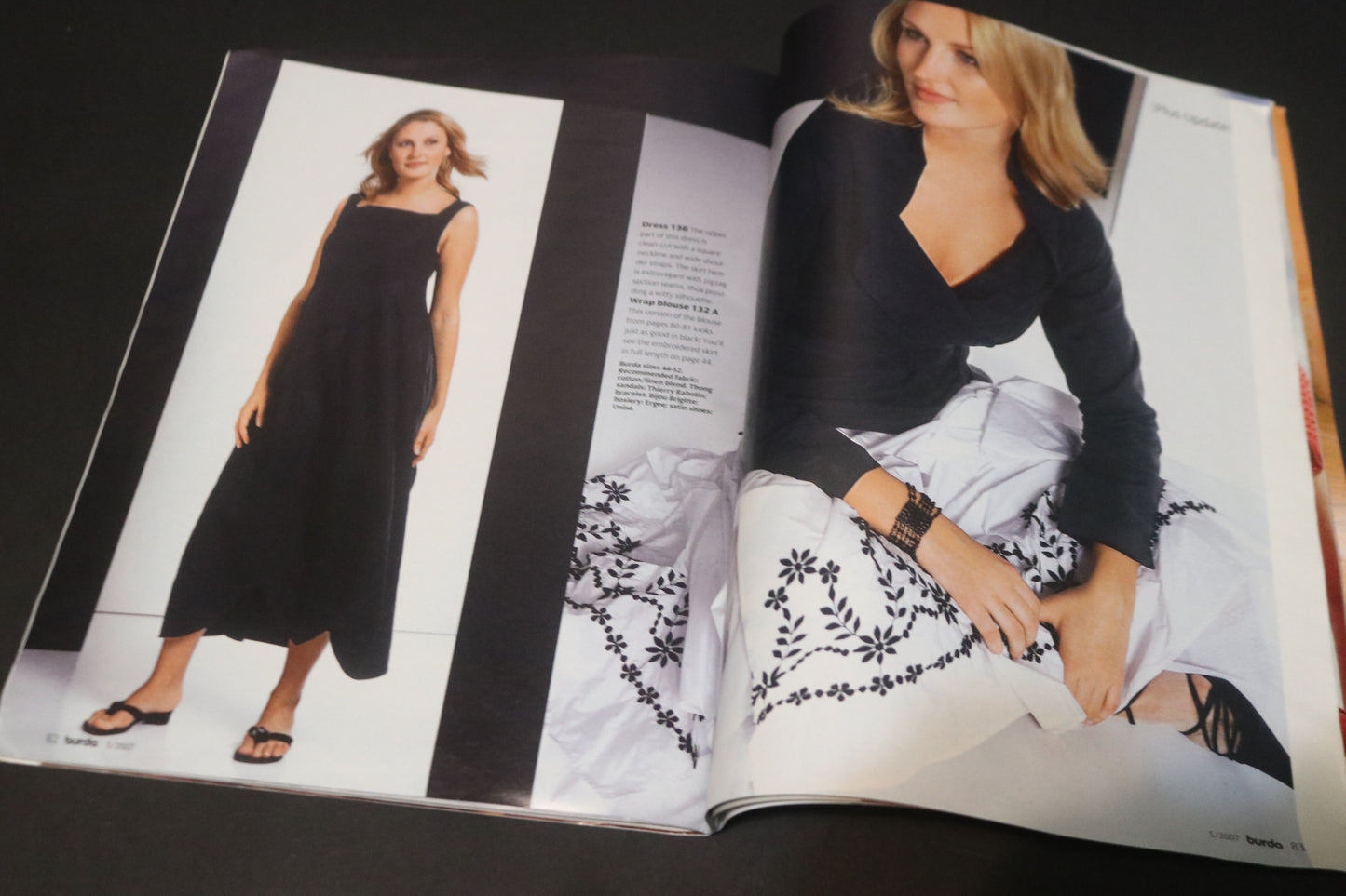 ENGLISH May 2007 Burda A World of Fashion Sewing Magazine with Pattern Insert