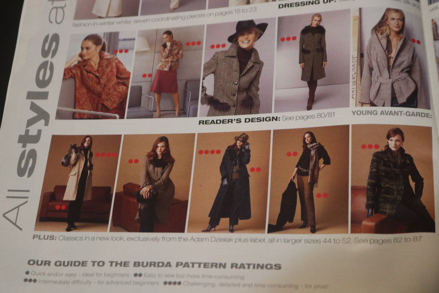 October 2005 Burda A World of Fashion Sewing Magazine