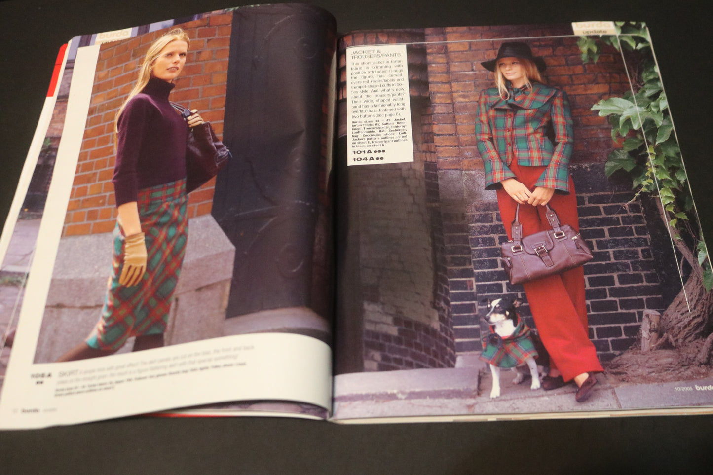 October 2005 Burda A World of Fashion Sewing Magazine