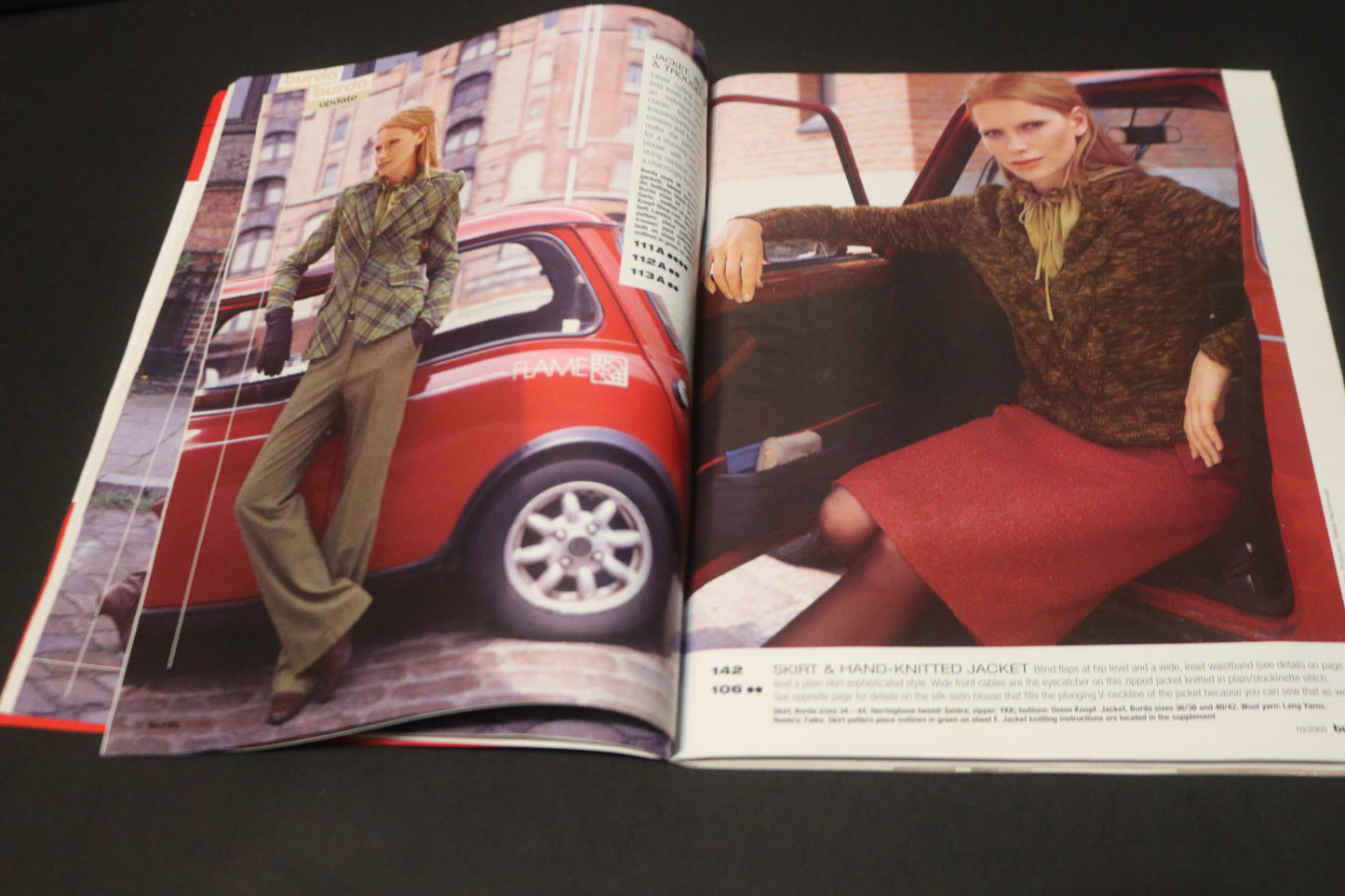October 2005 Burda A World of Fashion Sewing Magazine