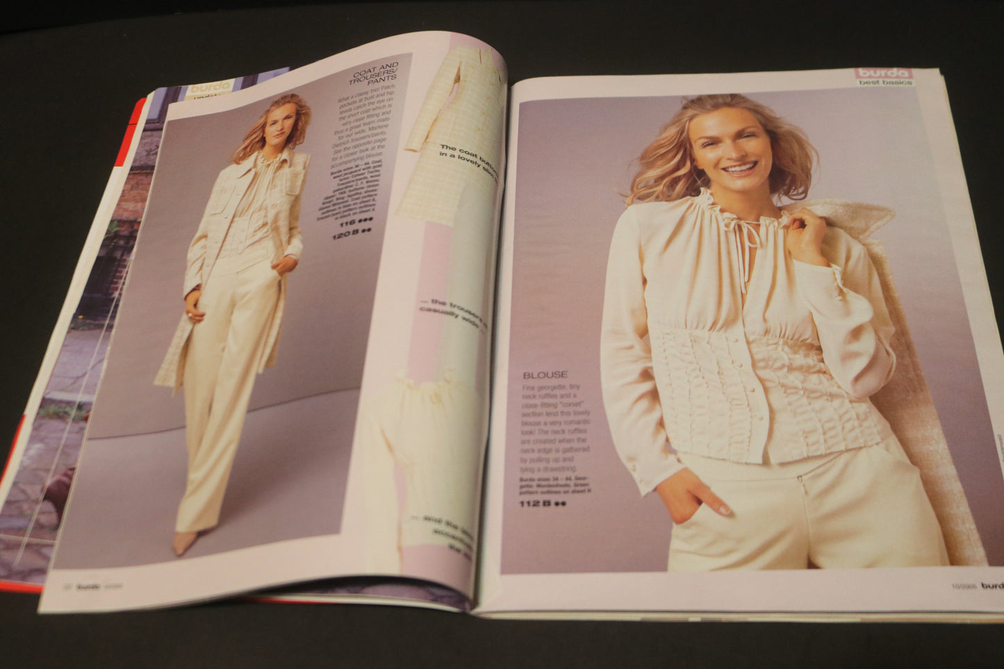 October 2005 Burda A World of Fashion Sewing Magazine