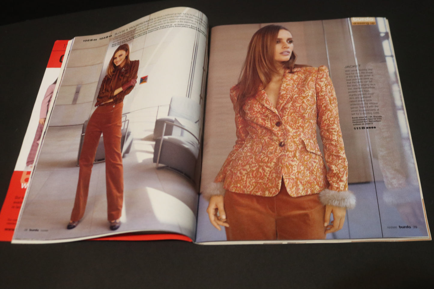 October 2005 Burda A World of Fashion Sewing Magazine
