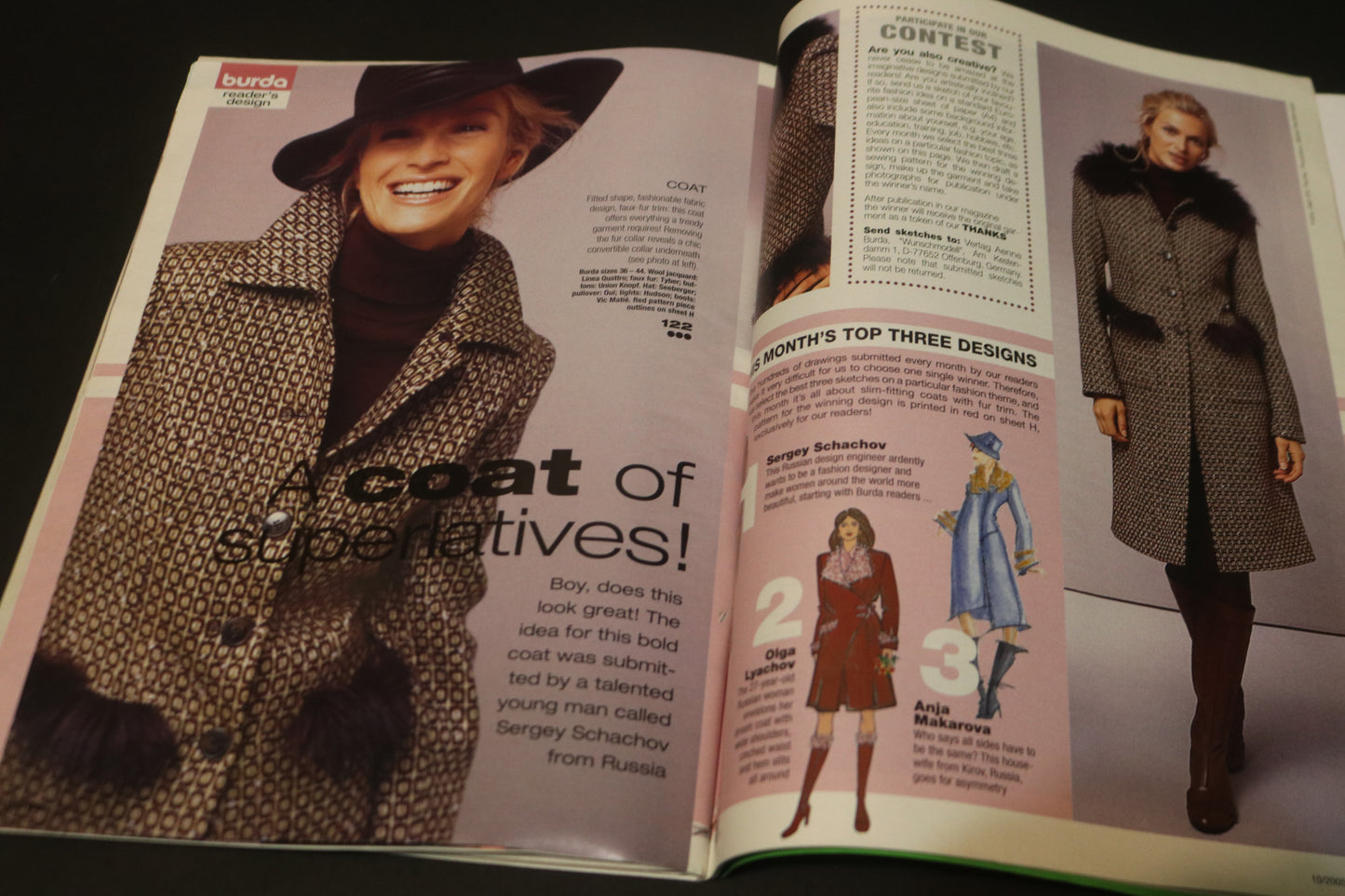 October 2005 Burda A World of Fashion Sewing Magazine