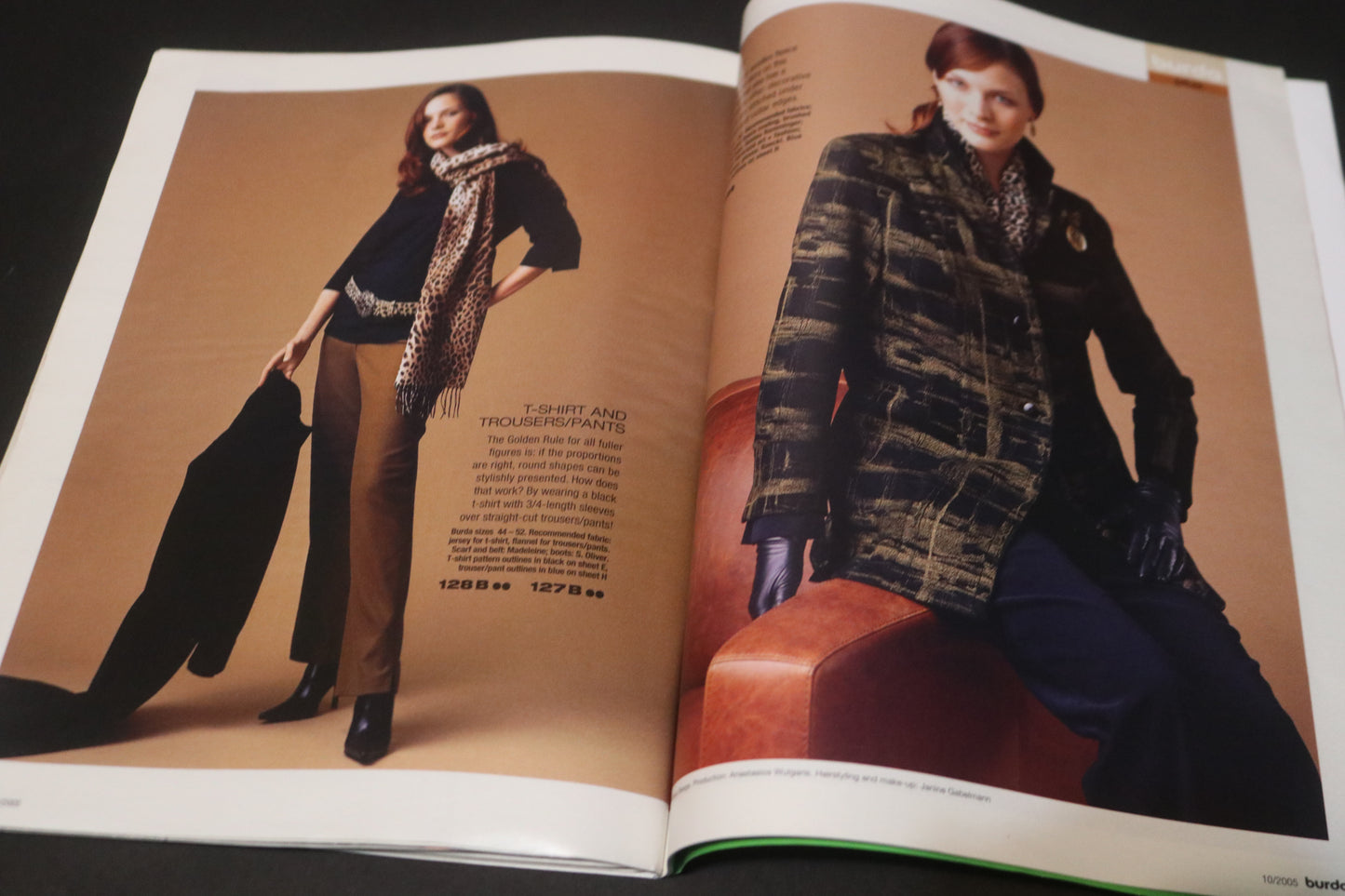 October 2005 Burda A World of Fashion Sewing Magazine