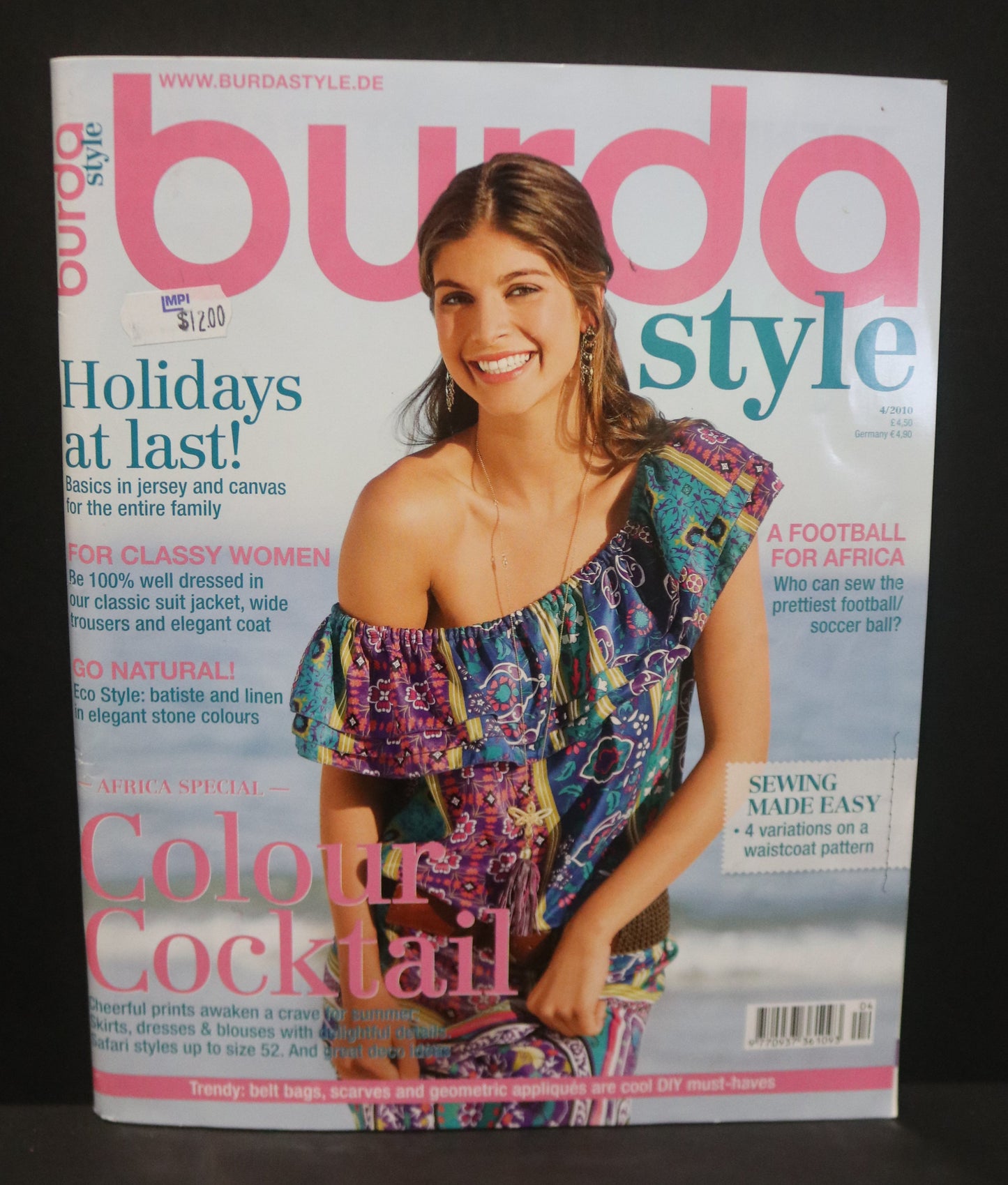 April 2010 Burda Style Sewing Magazine with Pattern Insert