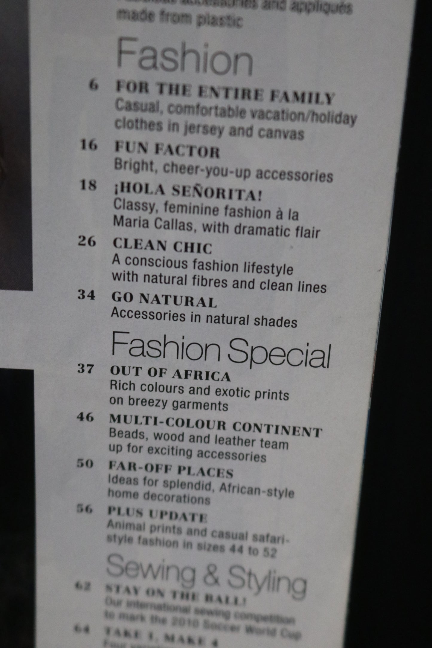 April 2010 Burda Style Sewing Magazine with Pattern Insert