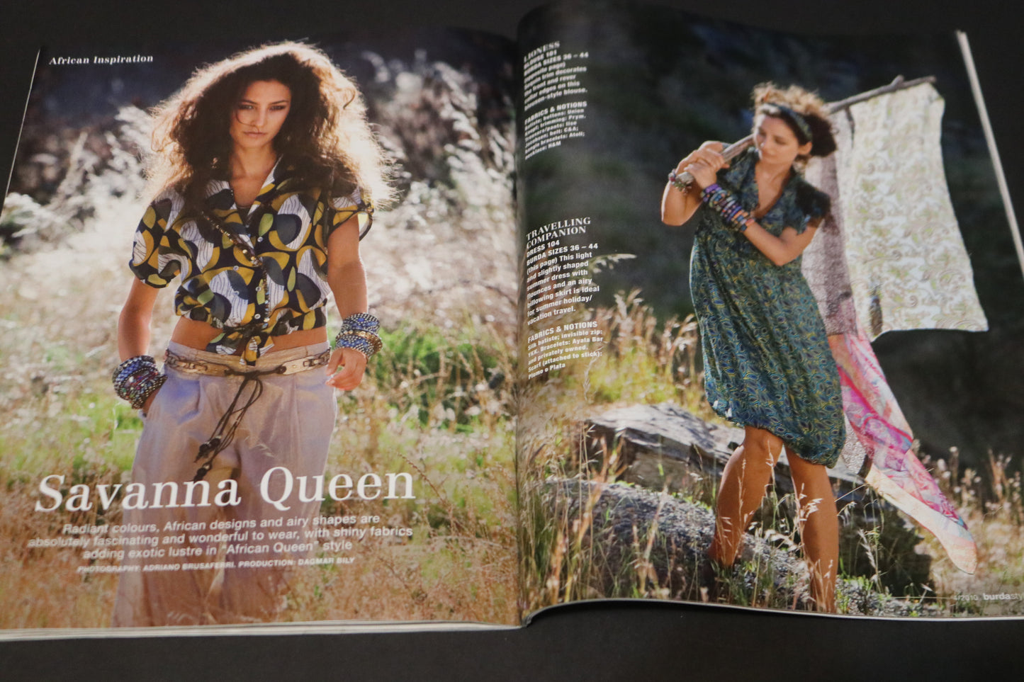 April 2010 Burda Style Sewing Magazine with Pattern Insert