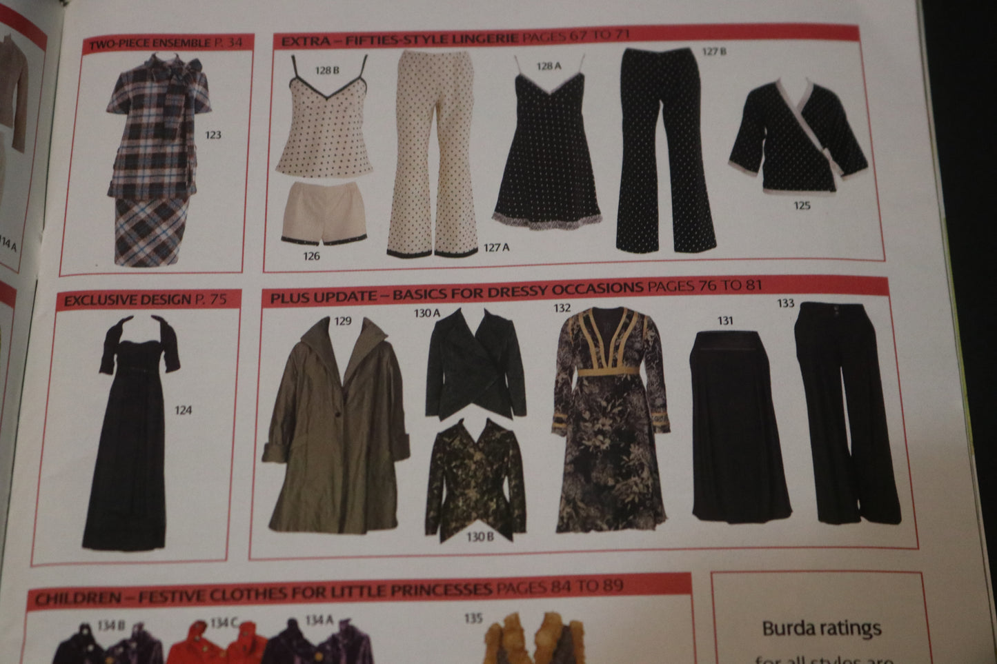 ENGLISH December 2007 Burda A World of Fashion Sewing Magazine with Pattern Insert