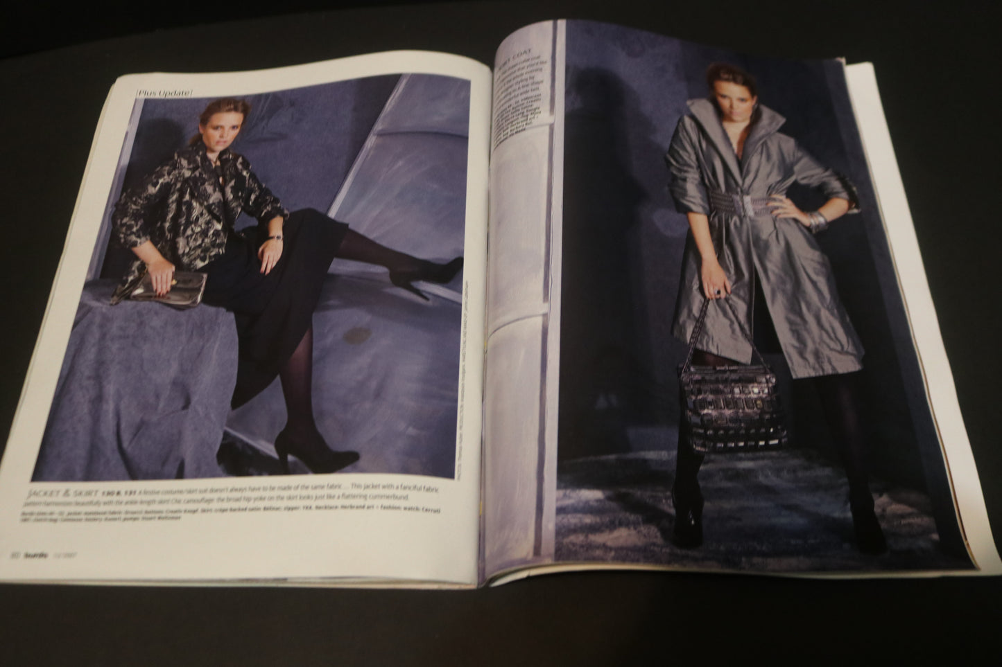 ENGLISH December 2007 Burda A World of Fashion Sewing Magazine with Pattern Insert