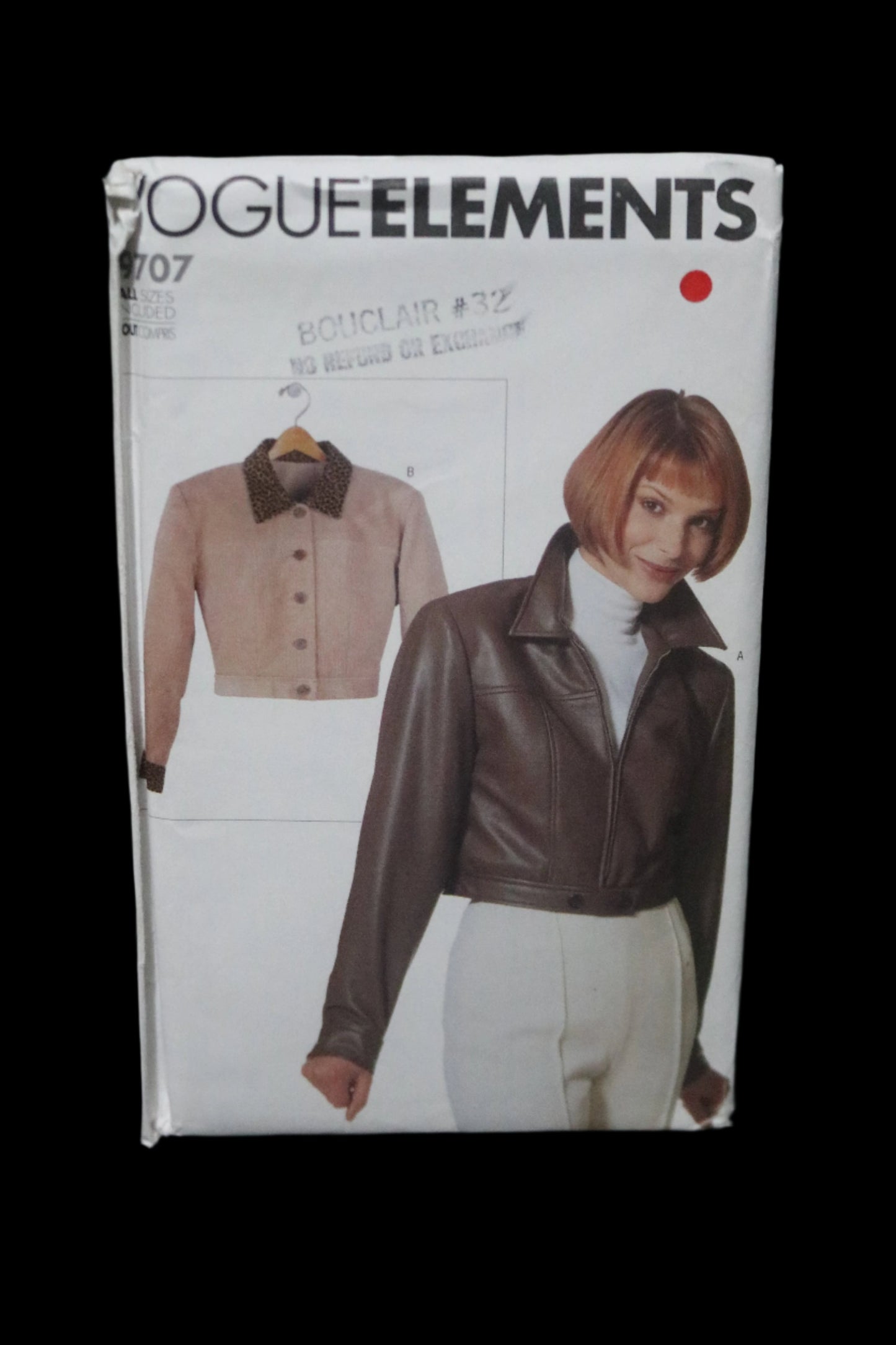 Vogue 9707 Misses / Misses Petite jacket Sewing Pattern - UNCUT - Size XS S SM L XL