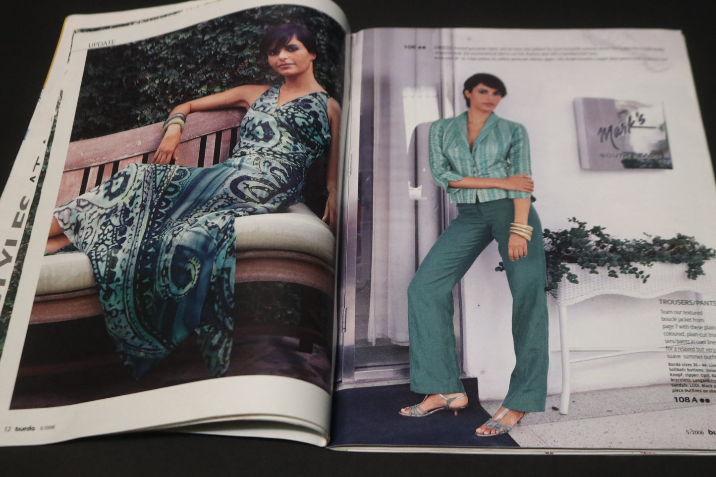 May 2006 Burda A World of Fashion Sewing Magazine