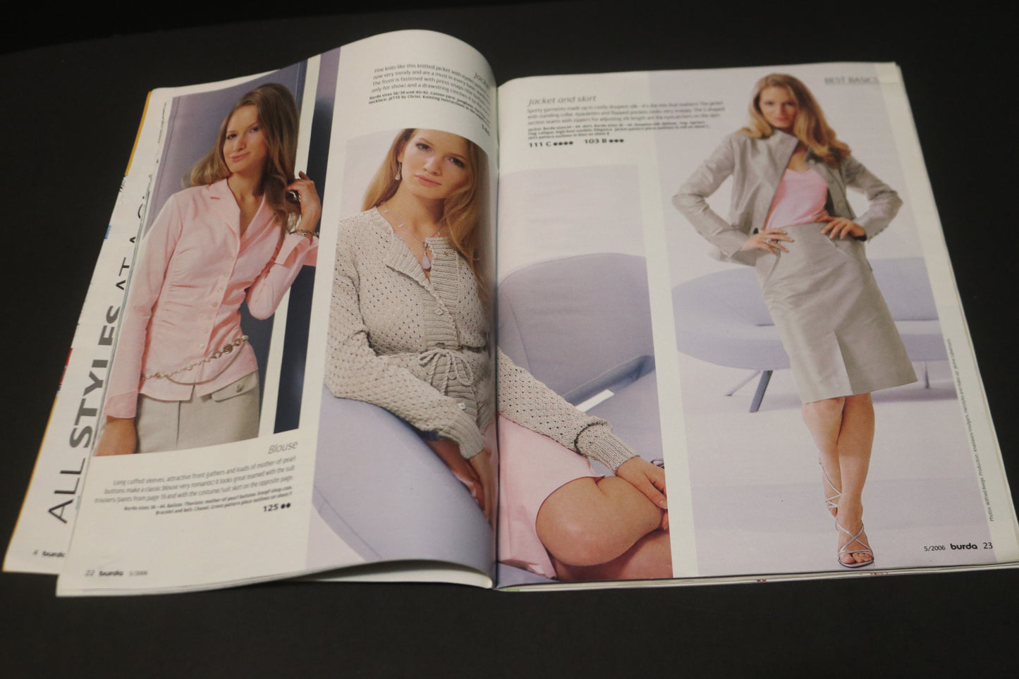 May 2006 Burda A World of Fashion Sewing Magazine