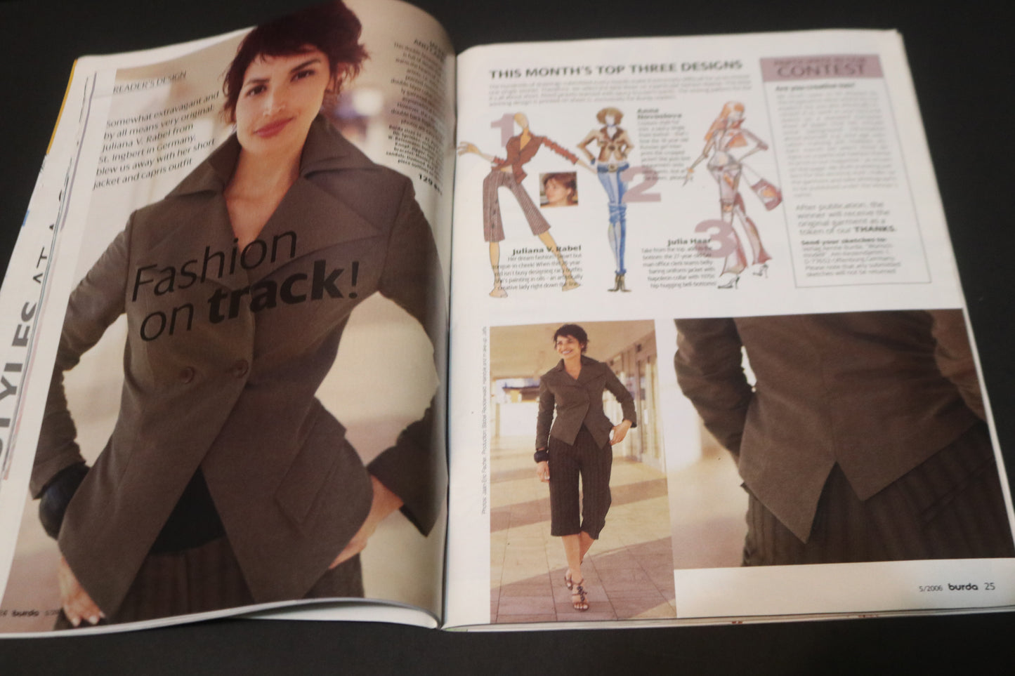 May 2006 Burda A World of Fashion Sewing Magazine