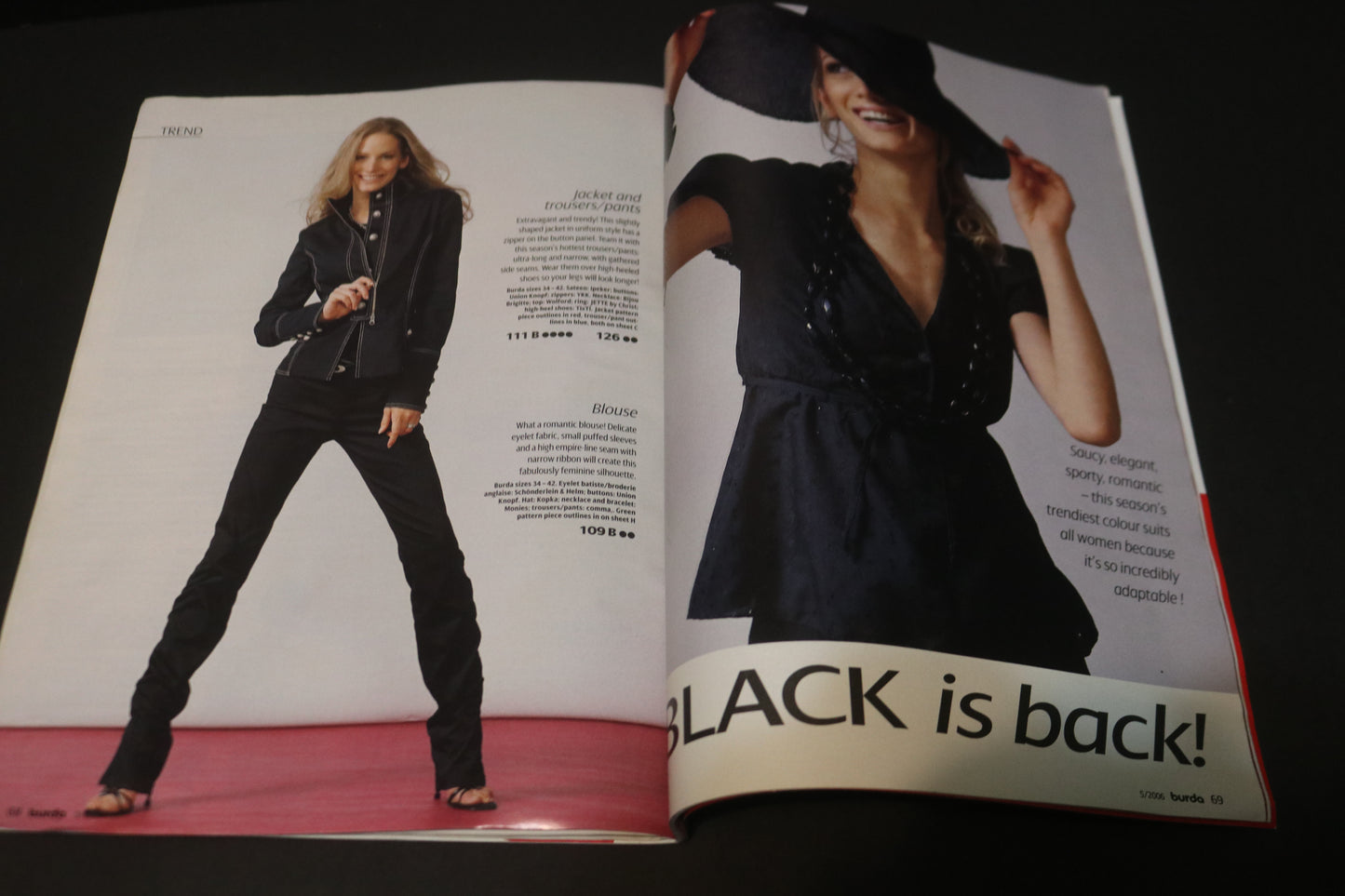 May 2006 Burda A World of Fashion Sewing Magazine