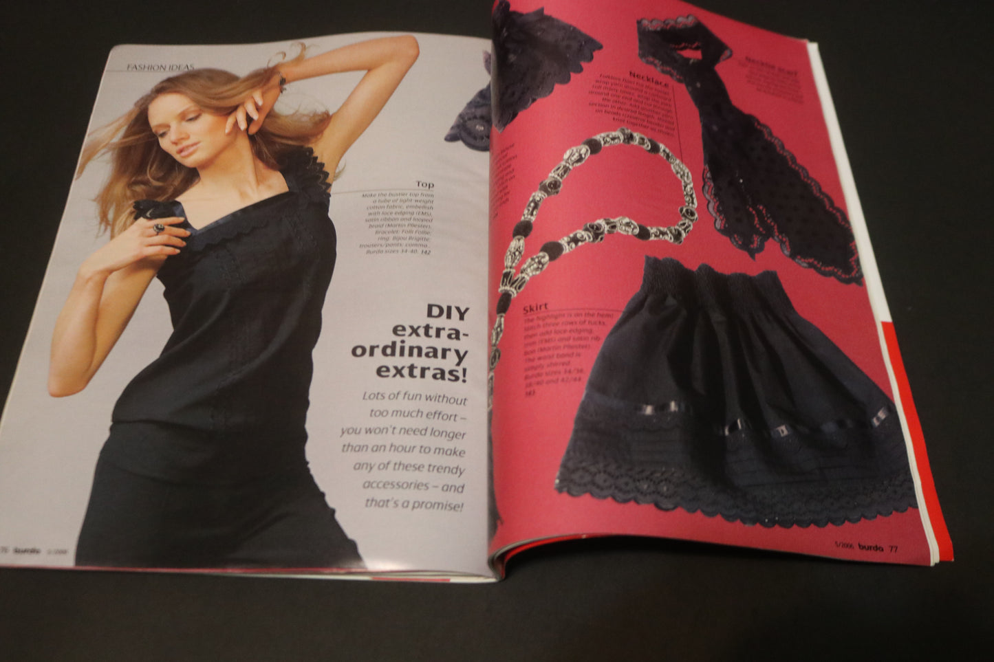 May 2006 Burda A World of Fashion Sewing Magazine