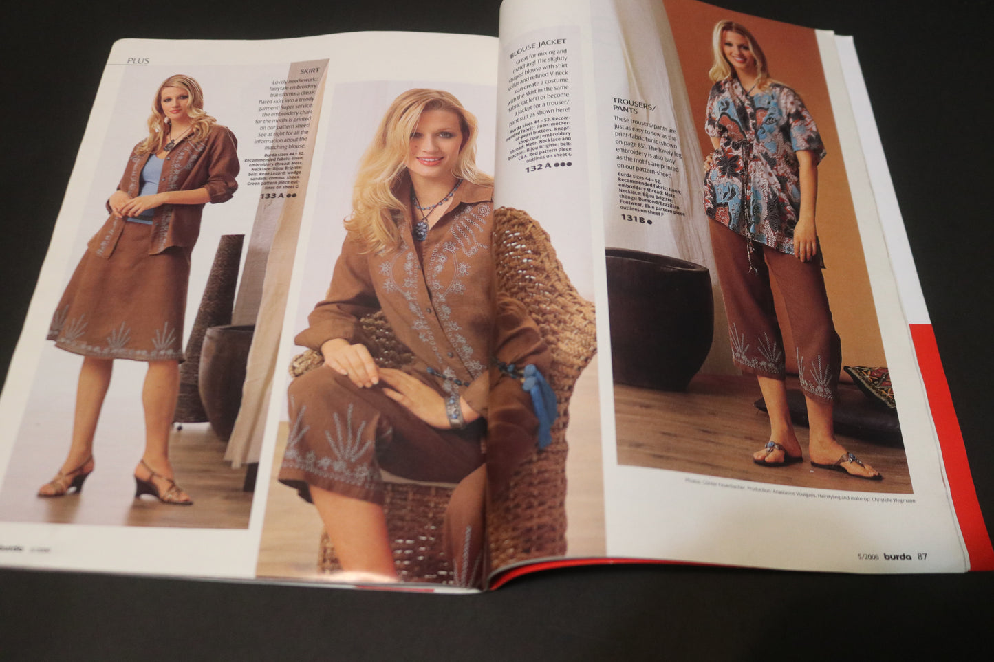 May 2006 Burda A World of Fashion Sewing Magazine