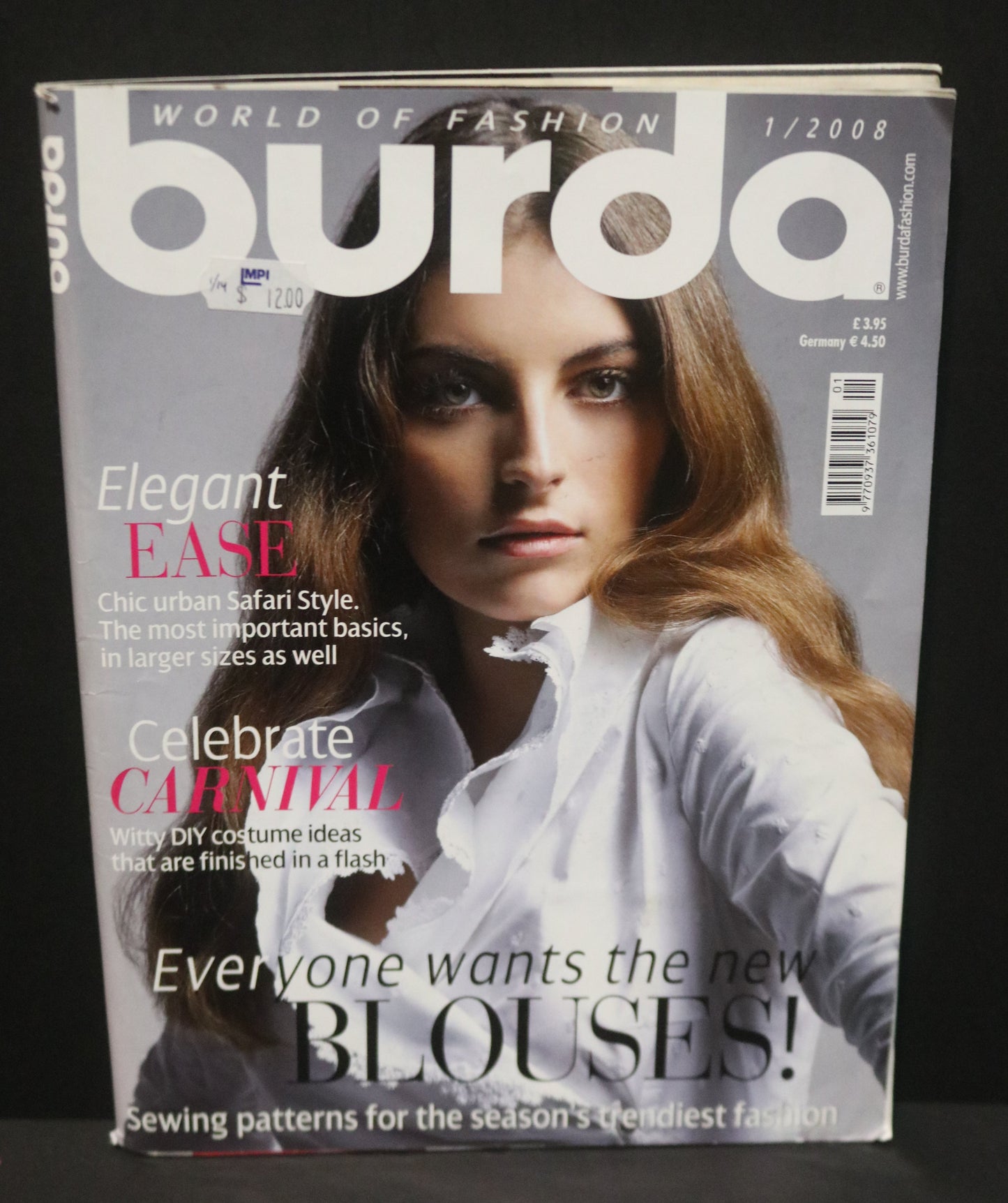 January  2008 Burda A World of Fashion Sewing Magazine