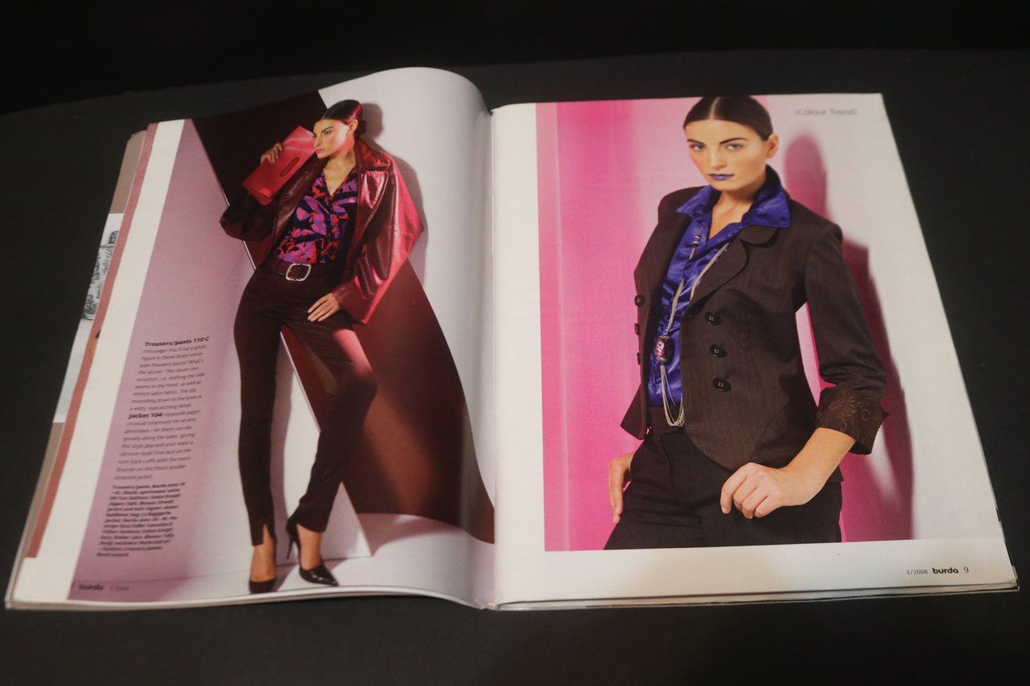 January  2008 Burda A World of Fashion Sewing Magazine