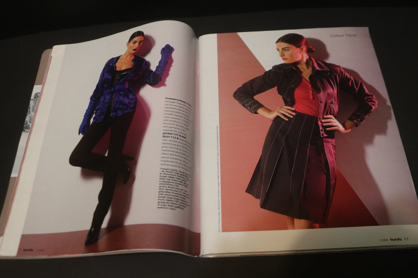 January  2008 Burda A World of Fashion Sewing Magazine