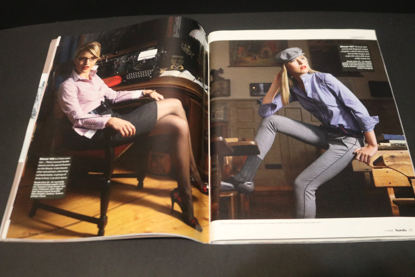 January  2008 Burda A World of Fashion Sewing Magazine