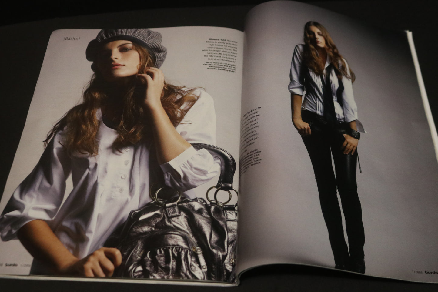 January  2008 Burda A World of Fashion Sewing Magazine