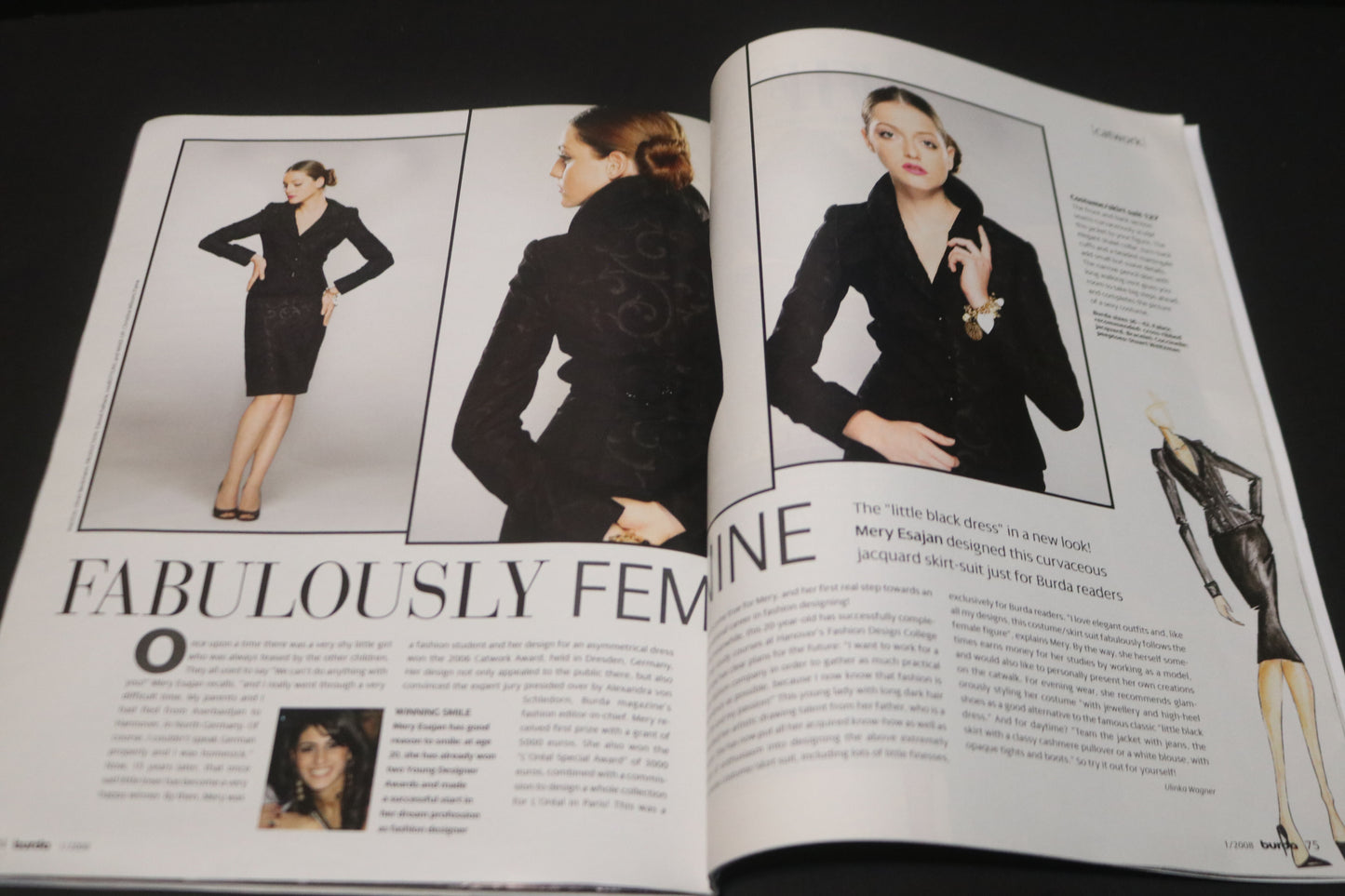 January  2008 Burda A World of Fashion Sewing Magazine