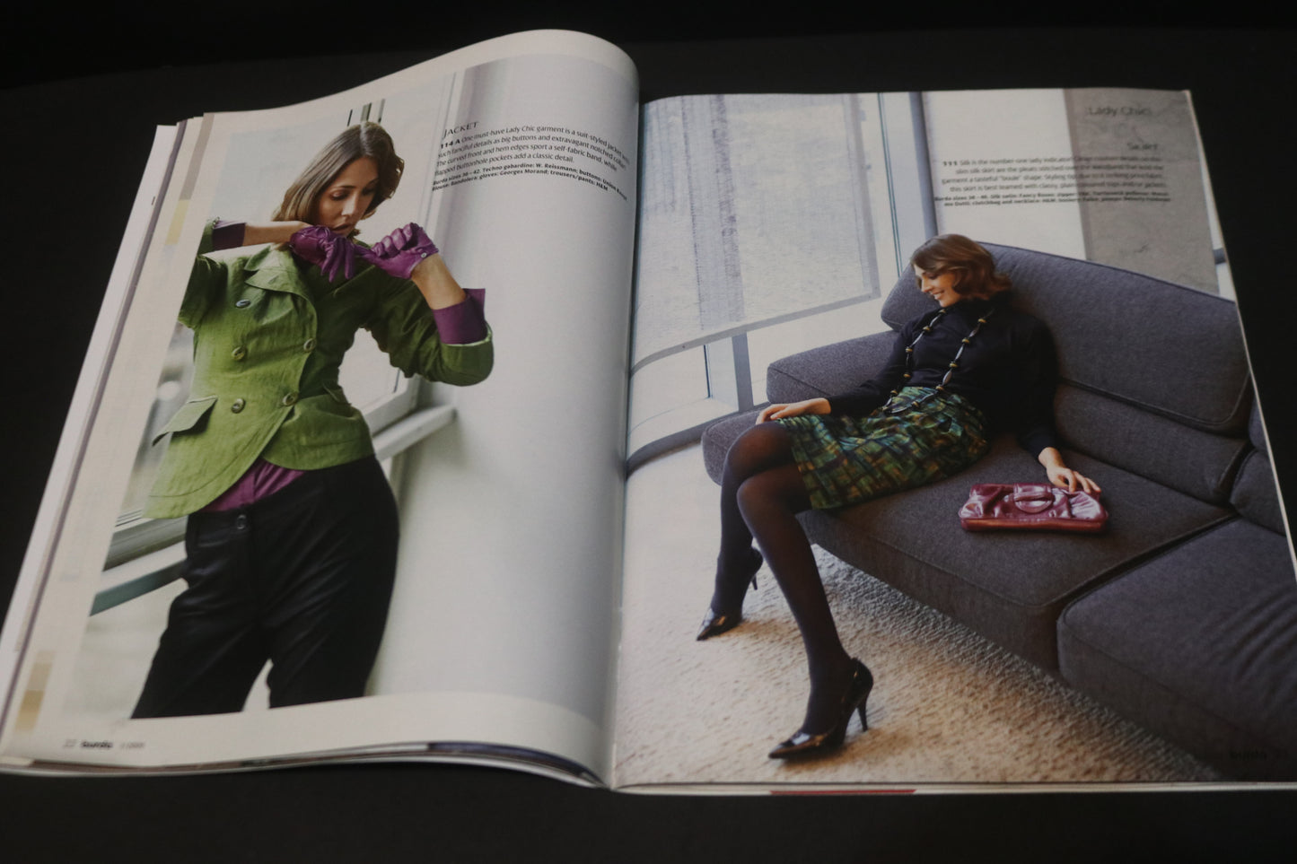 January 2009 Burda A World of Fashion Sewing Magazine - Winter sewing patterns!