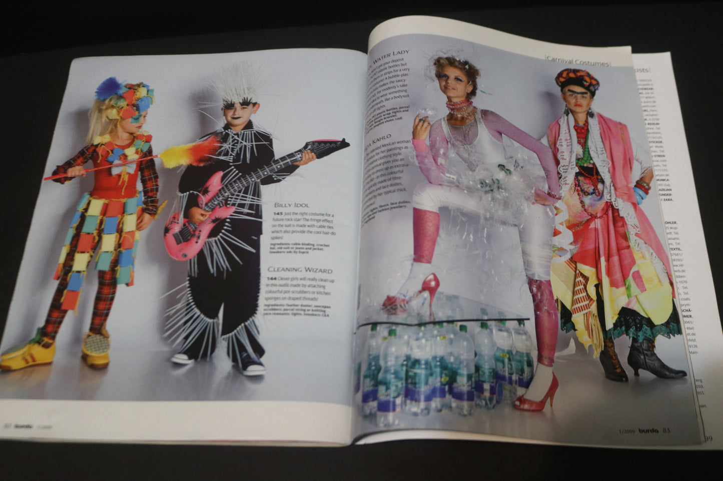 January 2009 Burda A World of Fashion Sewing Magazine - Winter sewing patterns!