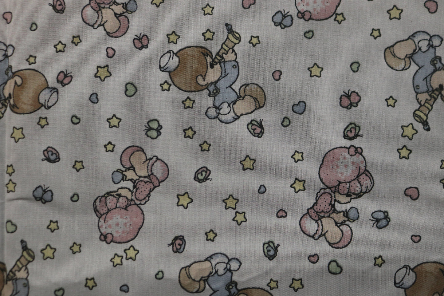 3 Yards VTG Precious moments Baby Fabric  108" x 45"