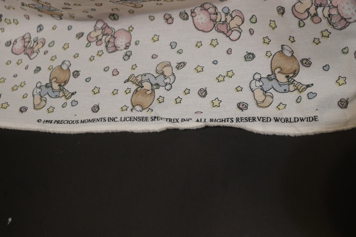 3 Yards VTG Precious moments Baby Fabric  108" x 45"