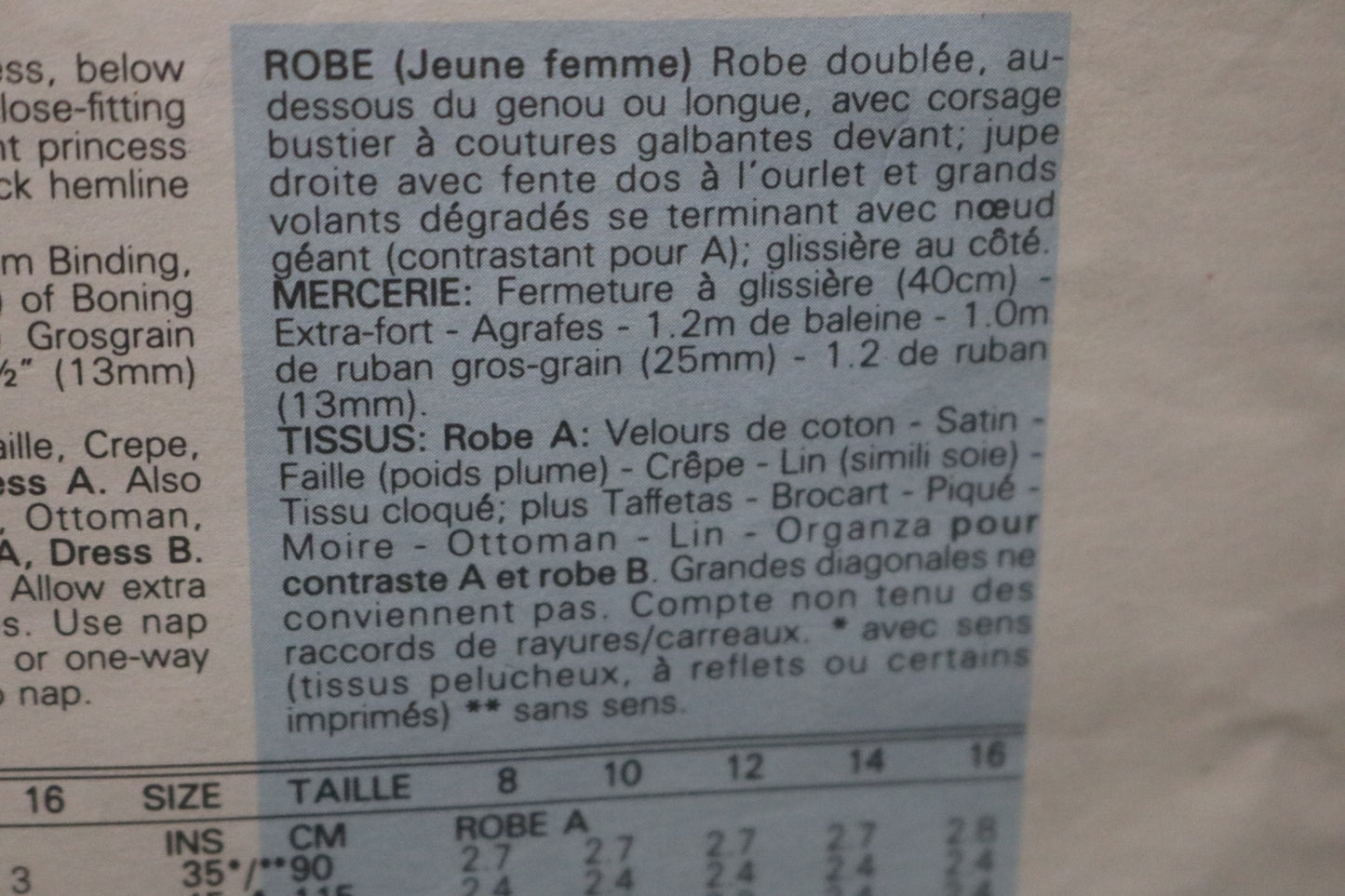 Vogue 1275 Bellville Sassoon Misses Dress Sewing Pattern  UNCUT -  Size 10
