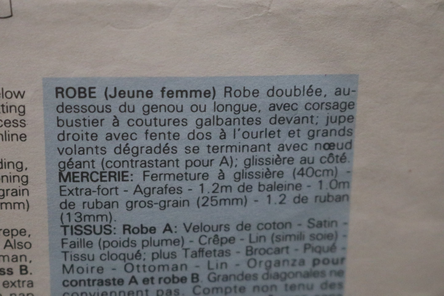 Vogue 1275 Bellville Sassoon Misses Dress Sewing Pattern  UNCUT -  Size 10