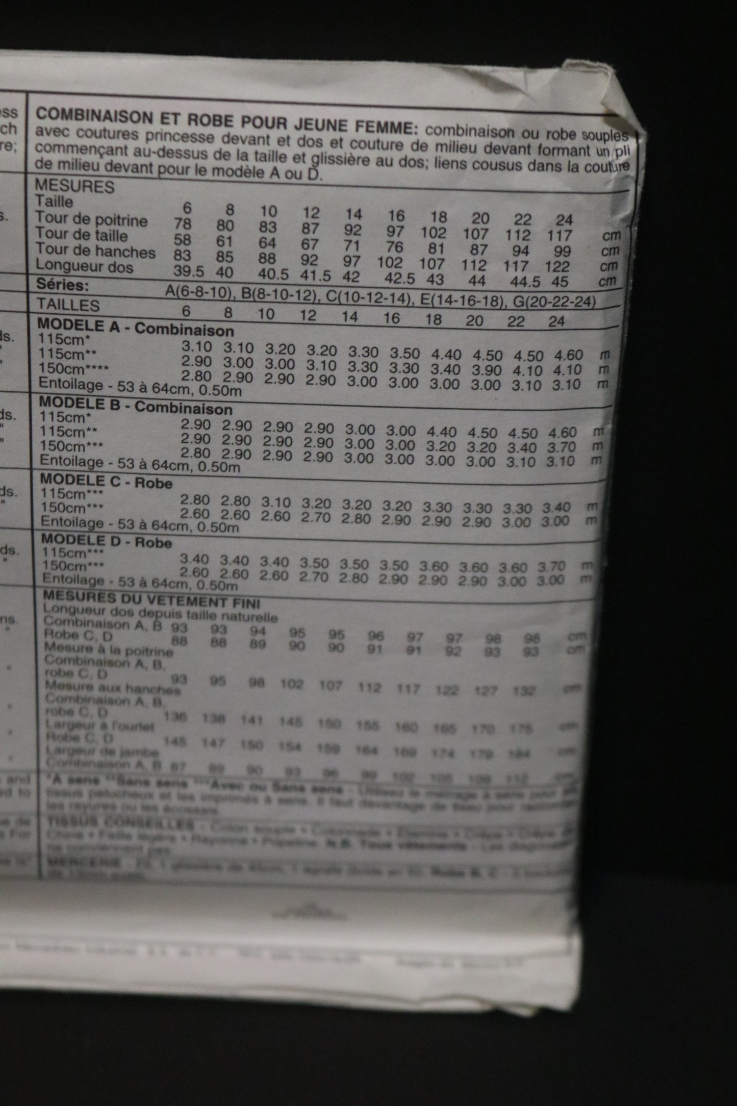 McCalls 6315 Misses Jumpsuit and Dress Sewing Pattern UNCUT Size 14 16 18