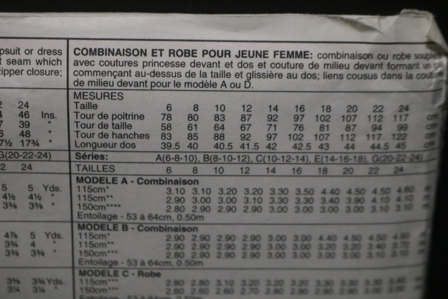 McCalls 6315 Misses Jumpsuit and Dress Sewing Pattern UNCUT Size 14 16 18