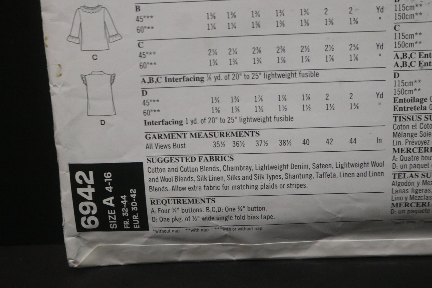 New Look 6942 Misses Jacket  Sewing Pattern UNCUT Size 4 - 16