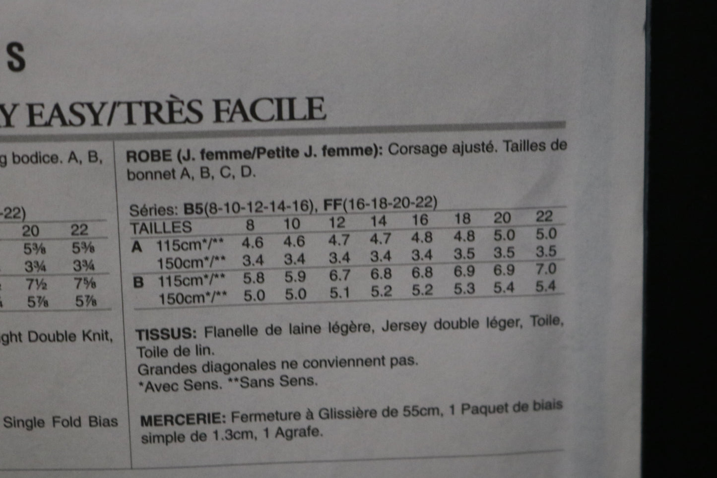 Vogue 8743 Misses / Miss Petite Dress Sewing Pattern - UNCUT - Size 16 18 20 22