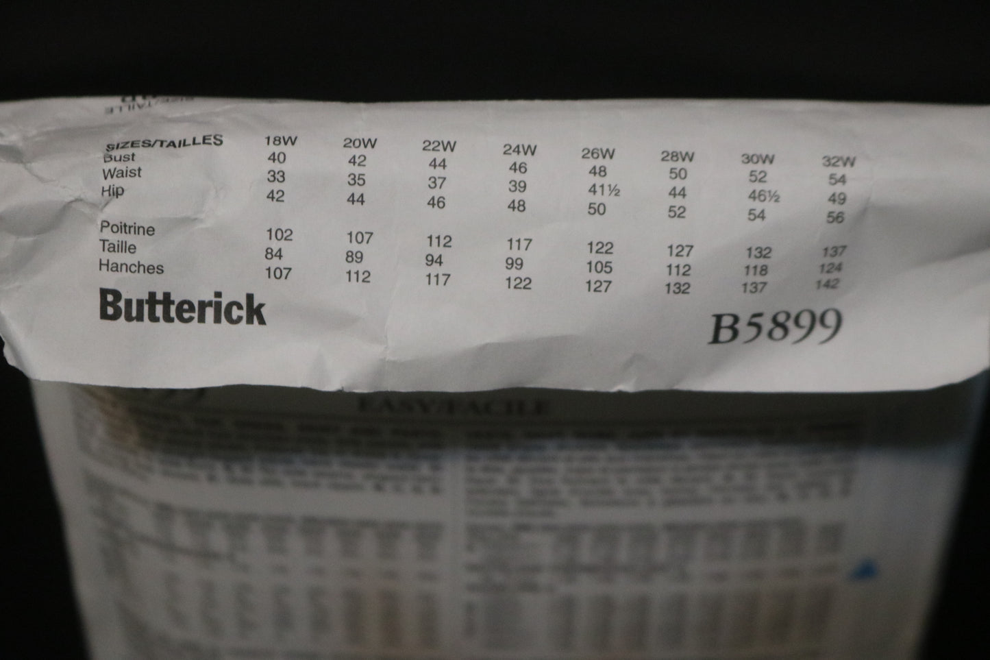 Butterick 5899 Womens Jacket Top Dress Skirt and Pants Sewing Pattern - UNCUT - Size 18w 20w 22w 24w