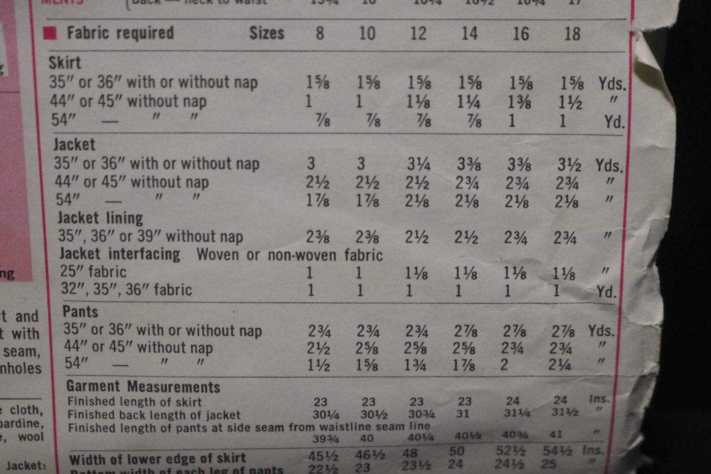 Simplicity 7954 Misses Skirt Bell - Bottom Pants and Nehru Jacket Sewing Pattern - UNCUT - Size 12