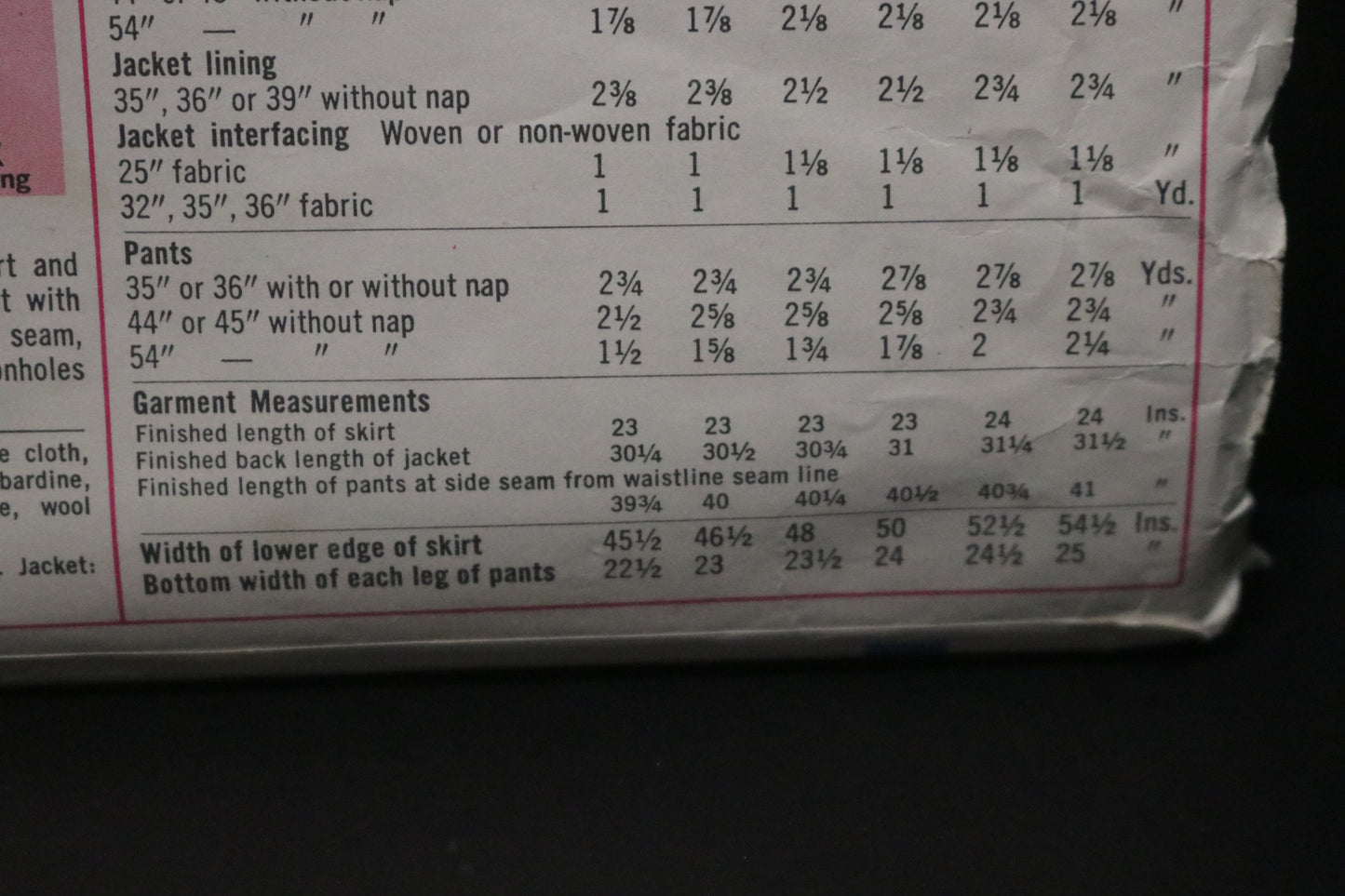 Simplicity 7954 Misses Skirt Bell - Bottom Pants and Nehru Jacket Sewing Pattern - UNCUT - Size 12