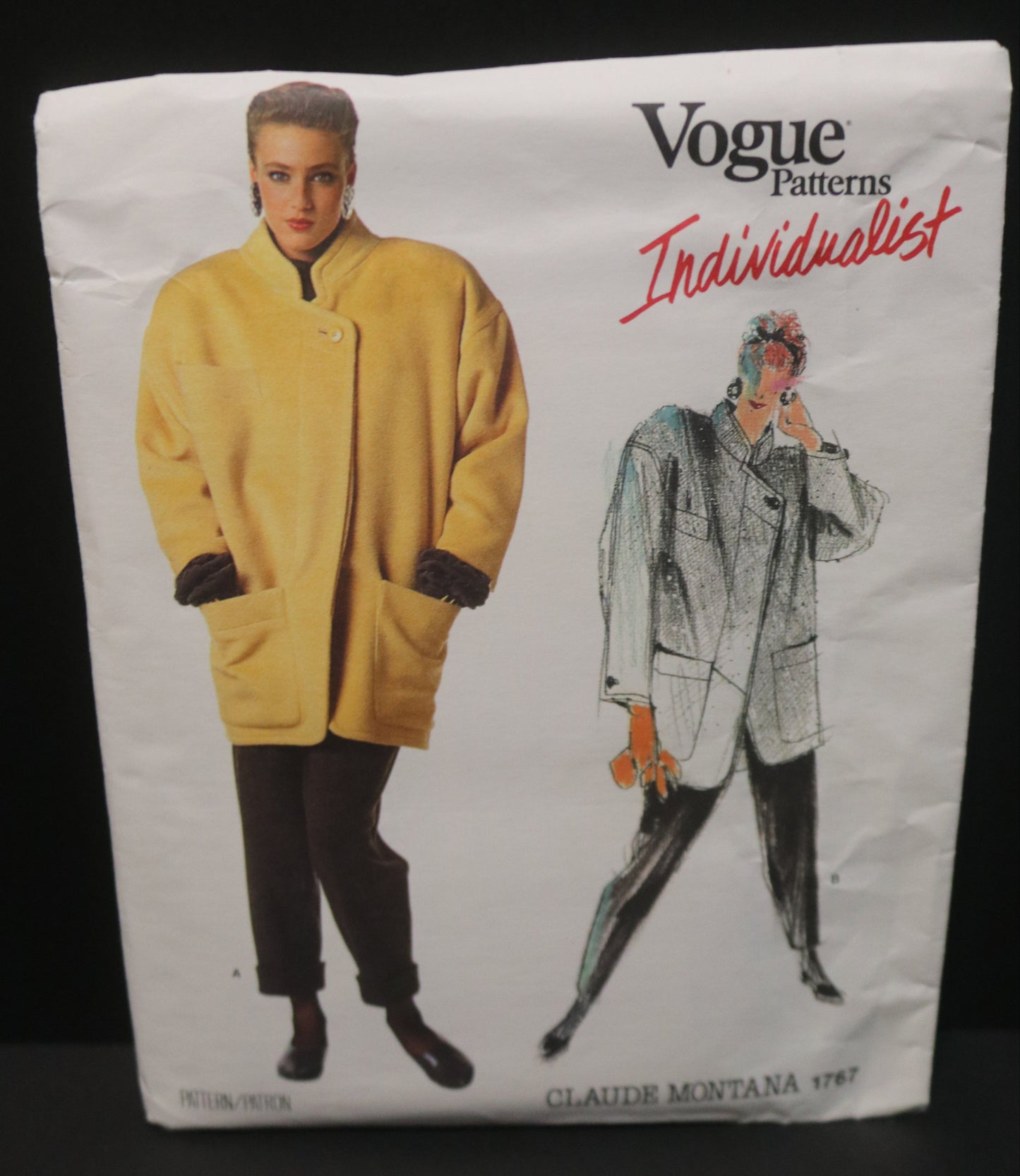 Vogue 1767 Claude Montana Misses Jacket and Pants Sewing Pattern - UNCUT - Size 10