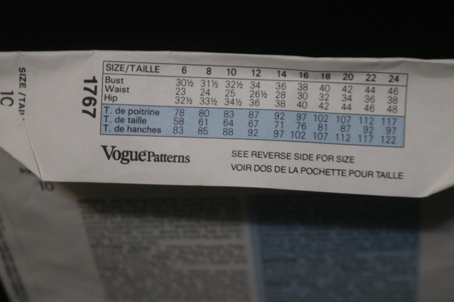 Vogue 1767 Claude Montana Misses Jacket and Pants Sewing Pattern - UNCUT - Size 10