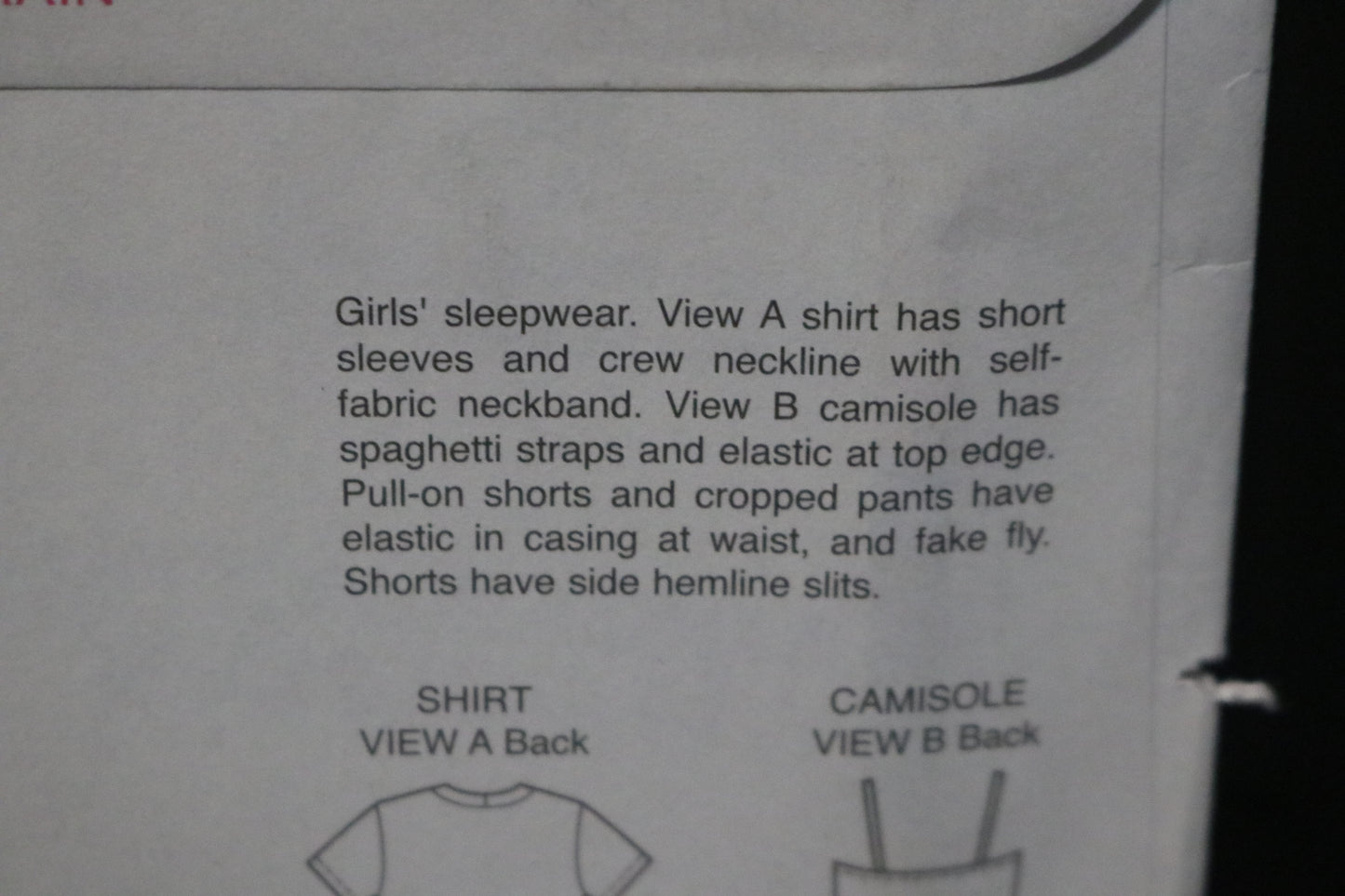 Kwik Sew 3477 Girls Sleepwear Sewing Pattern - UNCUT - Size XS S M L XL