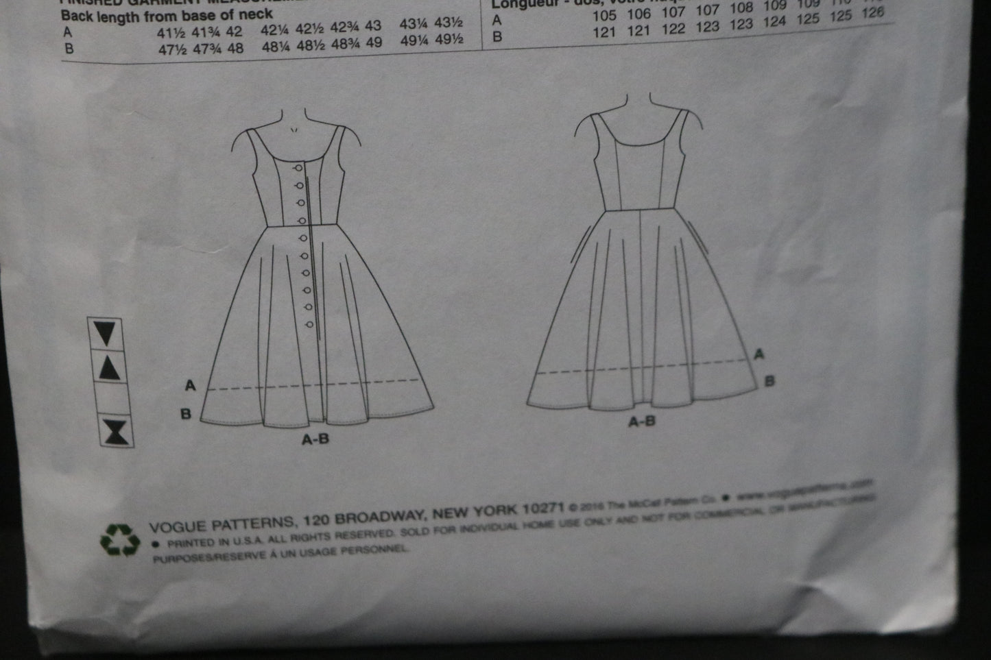 Vogue 9182 Misses Dress Sewing Pattern - UNCUT - Size 6 8 10 12 14